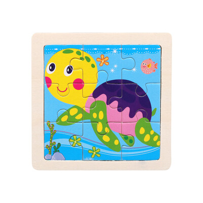 

Tailored Wooden Kids 16 Piece Jigsaw Toys Education And Learning Puzzles Toys