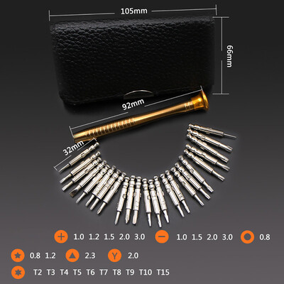 

〖Follure〗25 PC Small Mini Precision Screwdriver Set Watch Jewelry Electronic Repair Tool