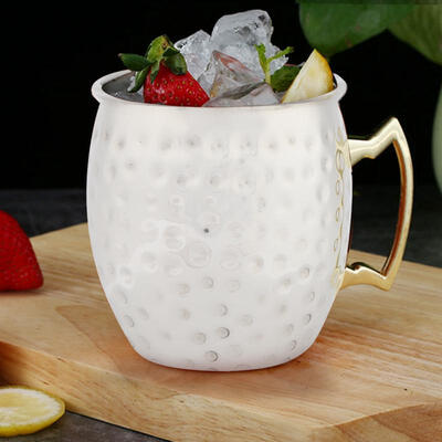 

Greensen Delicate Stainless Steel Durable Beer Cup Mug With Portable Handle