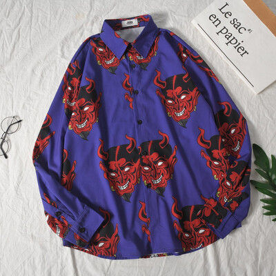 

Tailored Mens Autumn Fashion Shirts Casual Long Sleeve Beach Tops Loose Casual Blouse
