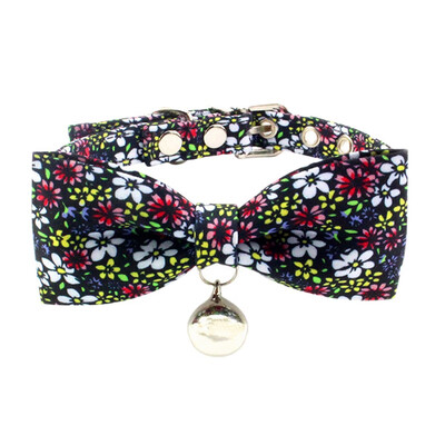 

Princess Bow Pet Collar Lucky Cat Bell Cute Teddy Dog Collar