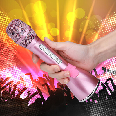 

〖Follure〗K068 Wireless Bluetooth Handheld KTV Karaoke Microphone Mic Speaker For Phone