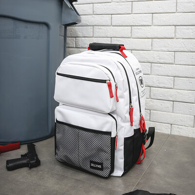 

Bag girl Korean version of the original Uzzang double shoulder bag ins backpack high school students campus large-capacity male de
