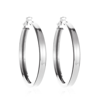 

2Pairs Fashion Popular Gold Silver Hoop Earrings Personality Thick Round Earrings Metal Women&39S Earrings Jewelry