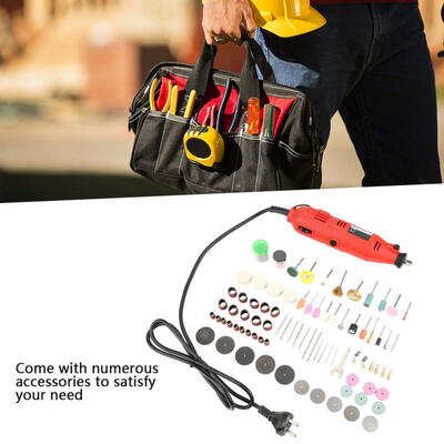 

Greensen 130W Mini Electric Drill Grinder Variable Speed Rotary Tool Kit 110-230VAC EU Plug