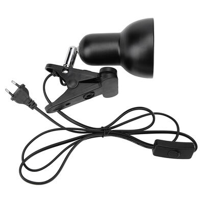

360 Degrees Rotate Clamp Lamp Holder Heat Turtle Reptile Bask Light Base
