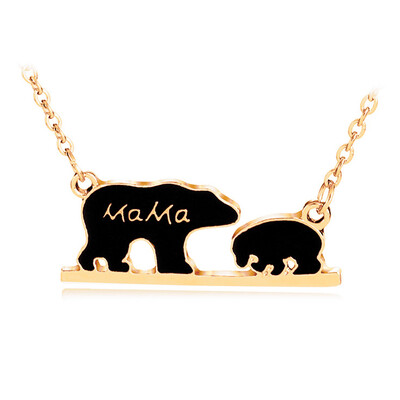 

Exquisite Grateful Mothers Day Gift Retro Animal Mama Bear Necklace Necklace Necklaces For Women