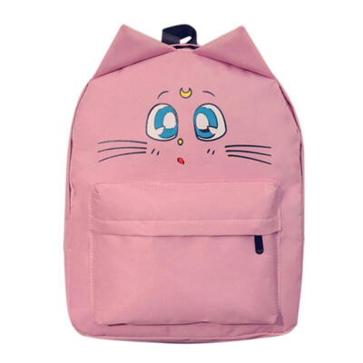 

Women Shoulder Bag Cat Ear Canvas Cute School Bags Backpacks