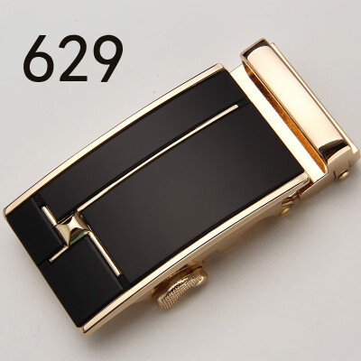 

Fashion Mens Business Alloy Automatic Buckle Unique Men Plaque Belt BucklesRatchet Men 35cm Apparel Accessories GH20