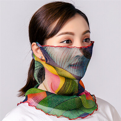 

Variety bib female collar sunscreen mask sunscreen veil spring&summer sunscreen scarf scarves sunscreen mask dust