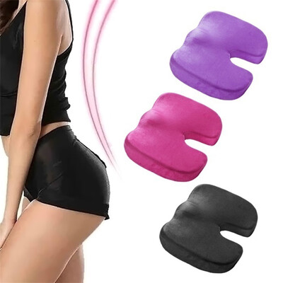 

Memory Foam Seat Cushion Back Pain Relief Orthopedic Pillow Office Chair Coccyx