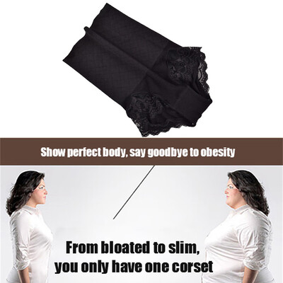 

〖Follure〗Women Body Shaper Control Tummy Slim Corset High Waist Lace Shapewear Underwear