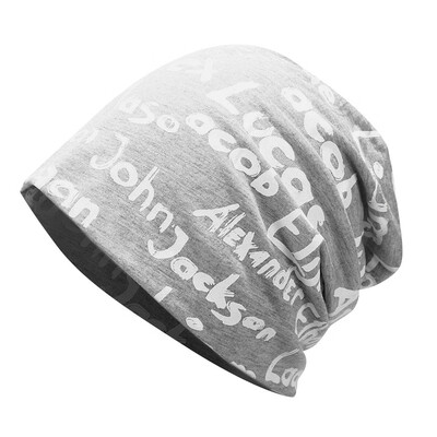 

Tailored Men Women Winter Down Headgear Graffiti Letter Pile Cap Casual Earmuffs Hat