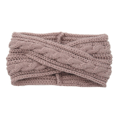 

Women Winter Warm Knitting Headbands Lady Wool Crochet Hairband Turban Head wear