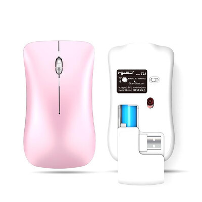 

HXSJ T23 Wireless Mouse Ergonomic Vertical Mice 40 BT 24Ghz Wireless High Speed Rechargeable Optical Sensor for for Windows XP V