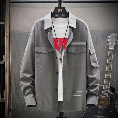 

Tailored Mens New Style Casual Pure-Colour Long-Sleeved Shirts Fashionable Shirts