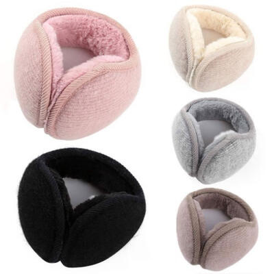 

Unisex Winter Plush Ear Pad Back Wear Warmers Earmuffs Solid Headband Alert