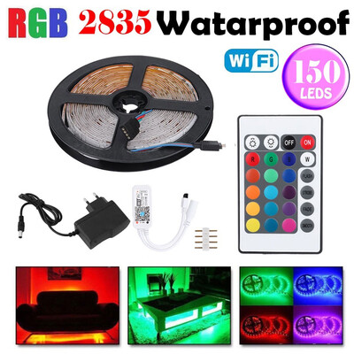 

Gobestart WIFI RGB LED Strip Light SMD 2835 DC12V Led Flexible TapeWIFI ControllerDriver