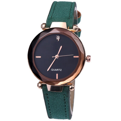 

New womens watch 2018 Korean version of the Austrian fashion leather watch European&American trend fine strap fashion watch