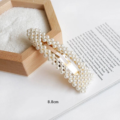 

Ins Fashion Pearl Hairpin Headwear Hair Clips for Women Temperament Elegant Sweet Hairpin Hair Styling Accessories Hair Pins