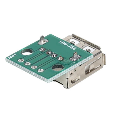 

10pcs Type A Female USB to DIP 254mm PCB Board Adapter Converter Connector