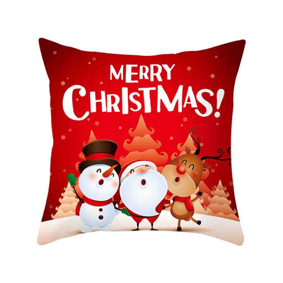 

Siaonvr Christmas Pillow Cover Decor Pillow Case Sofa Waist Throw Cushion Cover