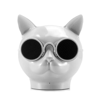 

Cat Head Bluetooth Speaker Colorful Light Stereo Music Audio Player Radio