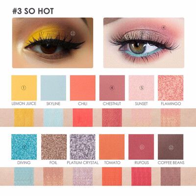 

12-color multi-function eye shadow palette