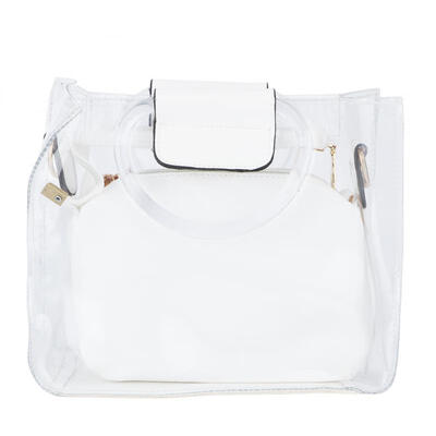

Greensen Fashion Women Transparent Handbag Single Shoulder Bag Cross Body Bag