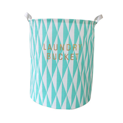

Fresh Style Dirty Clothes Folding Storage Bucket Large Capacity Water-Resistant Coating Laundry Toy Storage Basket