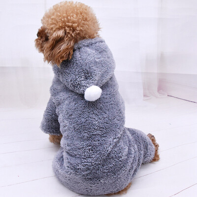 

Pet Autumn Winter Double Sided Thickening 4 Legged Velvet Clothes Small Medium Dogs Warm Jacket Winter Jumpsuit For Dogs