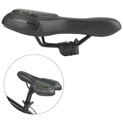 

Greensen Breathable Reducing Shock Bike Cycling Bicycle Saddle Seat Soft Comfort Saddles Black