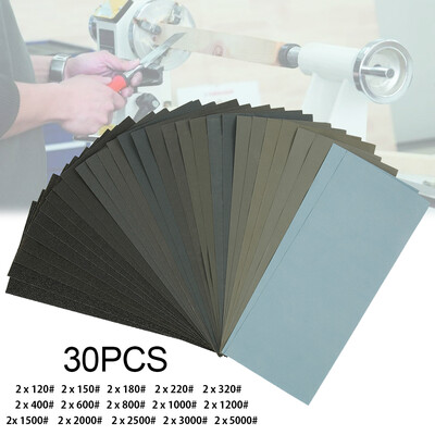 

30102Pcs 60 To 5000 Grit Sandpaper Assortment for Automotive Sanding
