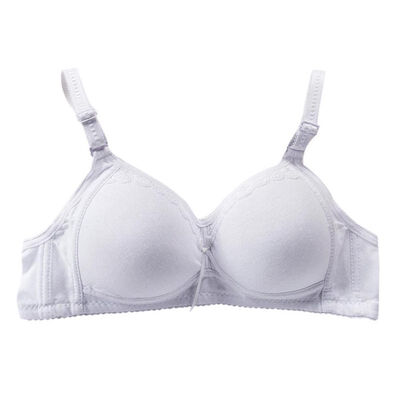 

Push UP Wire free Cute Bra Gather Adjustable Underwear For Women Newest B Cup Solid Color Newest 2018