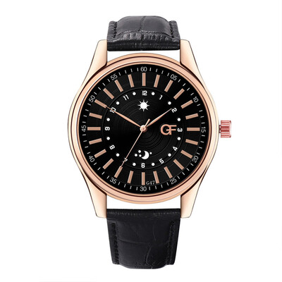

Gobestart Hot Man Leather Watch Whatever Late Anyway Letter Watches New Pointer Glow
