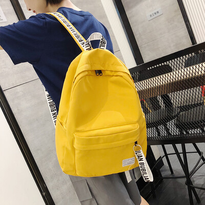 

School bag female ins wind shoulder bag male fashion trend Korean version of Harajuku high school students junior high school students large capacity backpack