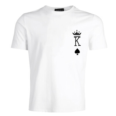 

Couple King Queen T-Shirt Summer Lovers Tee Tops