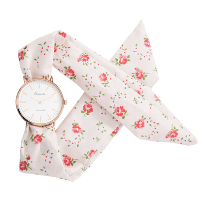 

Wish hot sale small fresh casual cloth with ladies watch wild fashion watch