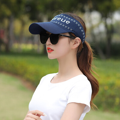 

Empty top hat womens spring&summer leisure Korean mix&match sweet letter baseball cap knitting cap outdoor sun hat