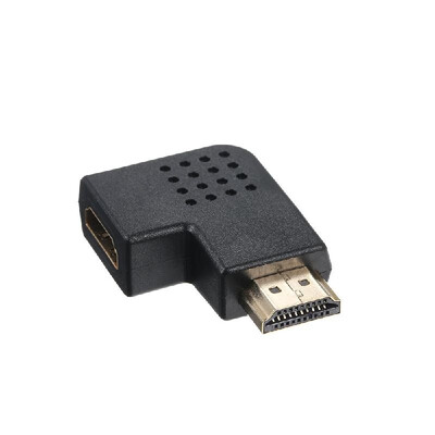 

HD Male to Female 90 Degree Adapter Right Angle HD Gold-plated Converter for PC Laptop Displayer TV