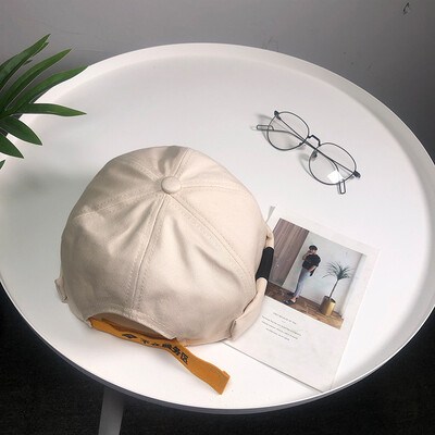 

2019 South Korean new outdoor leisure Beanie Leather Hat breathable mens hat personality lovers fashion retro landlord Hat Women