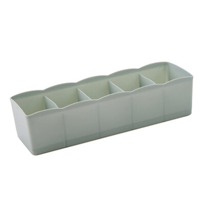 

5-grids Multi-purpose Underwear Storage Box Socks Storage Box Stackable Drawer