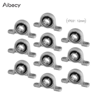 

Aibecy Metal Ball Bearing Pillow Block KP004 Mounted Ball Bearings Core Diameter 20mm 3D Printer Accessories Pack of 10pcs