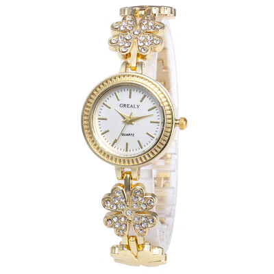 

〖Follure〗Fashion Women Watch Crystal Stainless Steel Dress Analog Quartz Wrist Watches