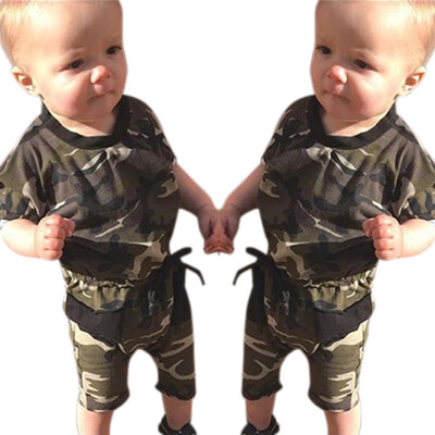 

Toddler Newborn Baby Infant Boys Girl Camouflage Romper Jumpsuit Outfits Clothes