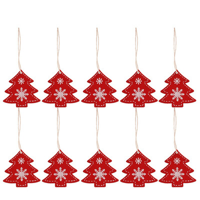 

Siaonvr 10 pieces of wooden pendants Christmas decorations home improvement gifts