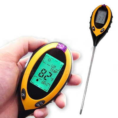

〖Follure〗Digital LCD PH Soil Temperature Moisture Meter Sunlight Tester Garden