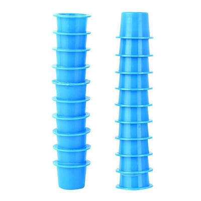 

100pcs Tattoo Ink Cap Cup Container Permanent Makeup Pigment Holder