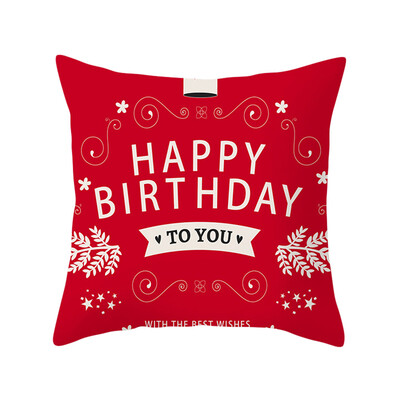 

Unicorn Happy Birthday Pillowcases Popular Unicorn Throw Pillow Case Cushion Cover Home Sofa Office Decorative 18"X18