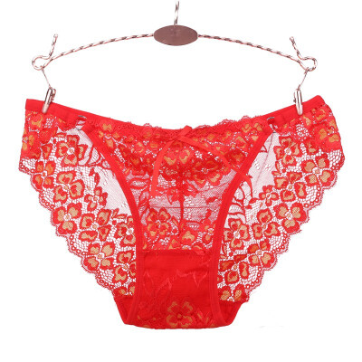 

New Femlae Low Waist Briefs Underwear Women Lace Embroidery Panties Seamless Lace Sexy Panties